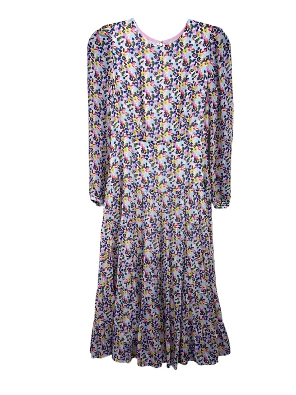 Boden Floral Long Sleeve Maxi Dress Womens Size 2 Petite